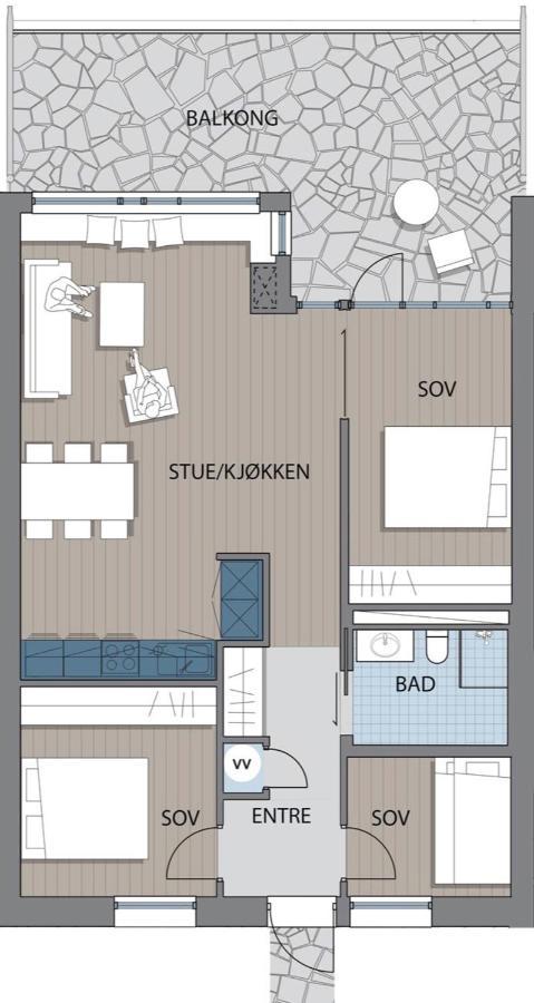 Astonishing Mountain Lodge At The Top Of Gaustablikk, 25M2 West Facing Terrace, 3 Bedrooms 外观 照片